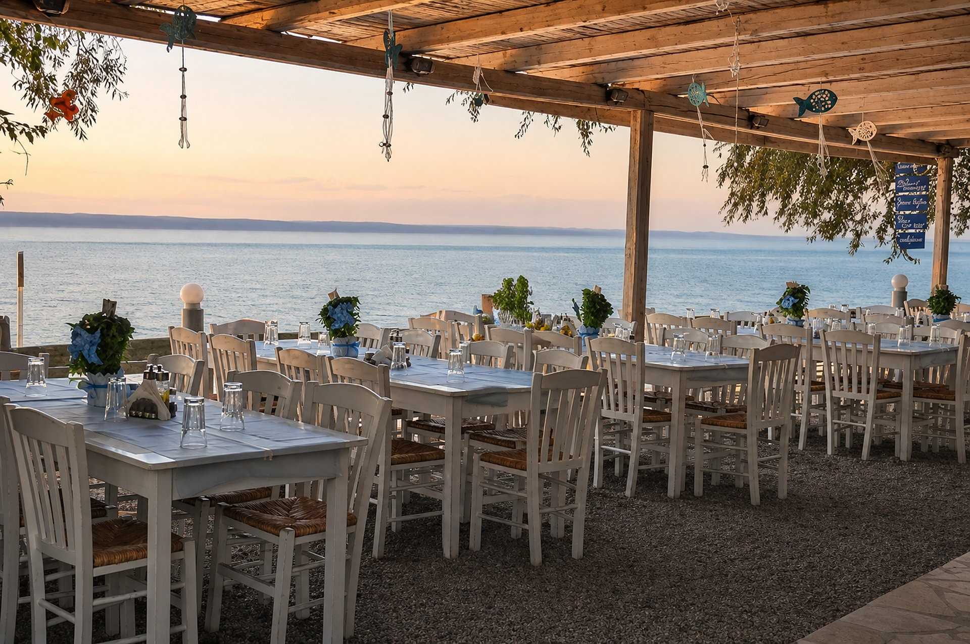 Terrasse direkt am Wasser